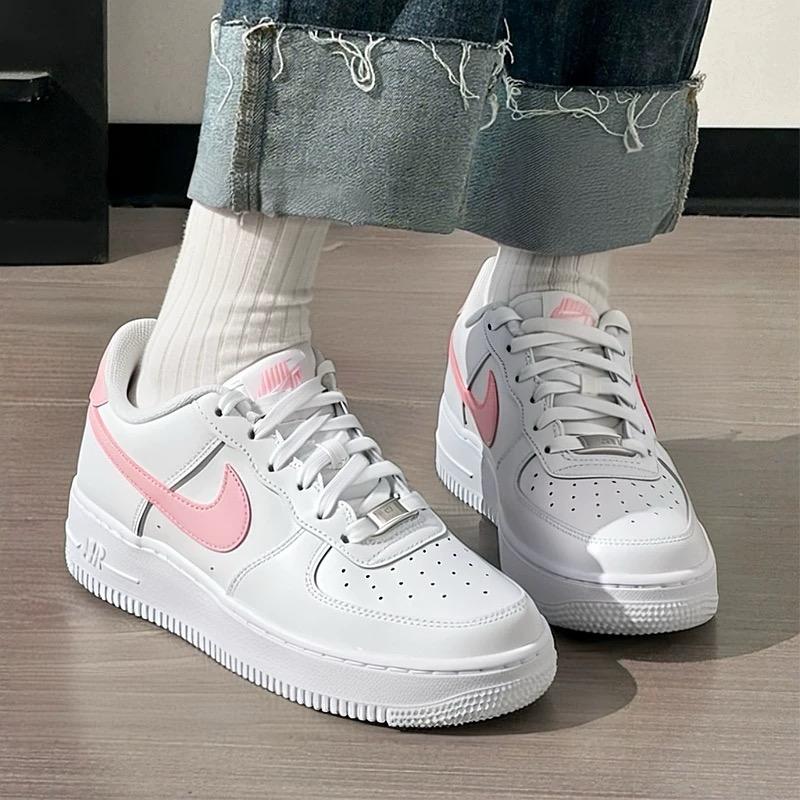 NIKE AIR FORCE 1 GS | PINK WHITE