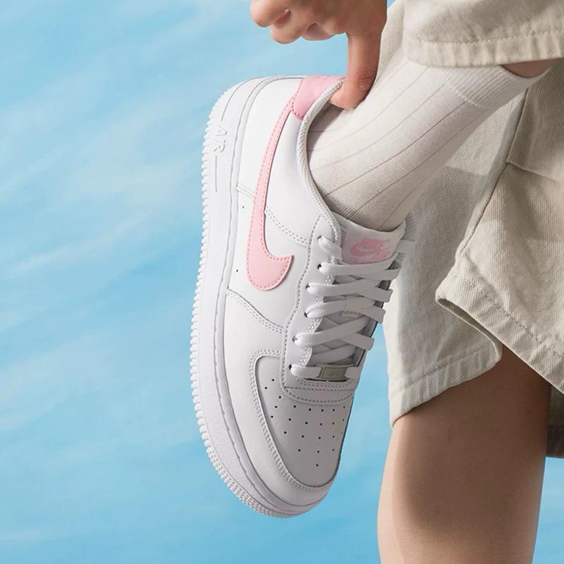 NIKE AIR FORCE 1 GS | PINK WHITE