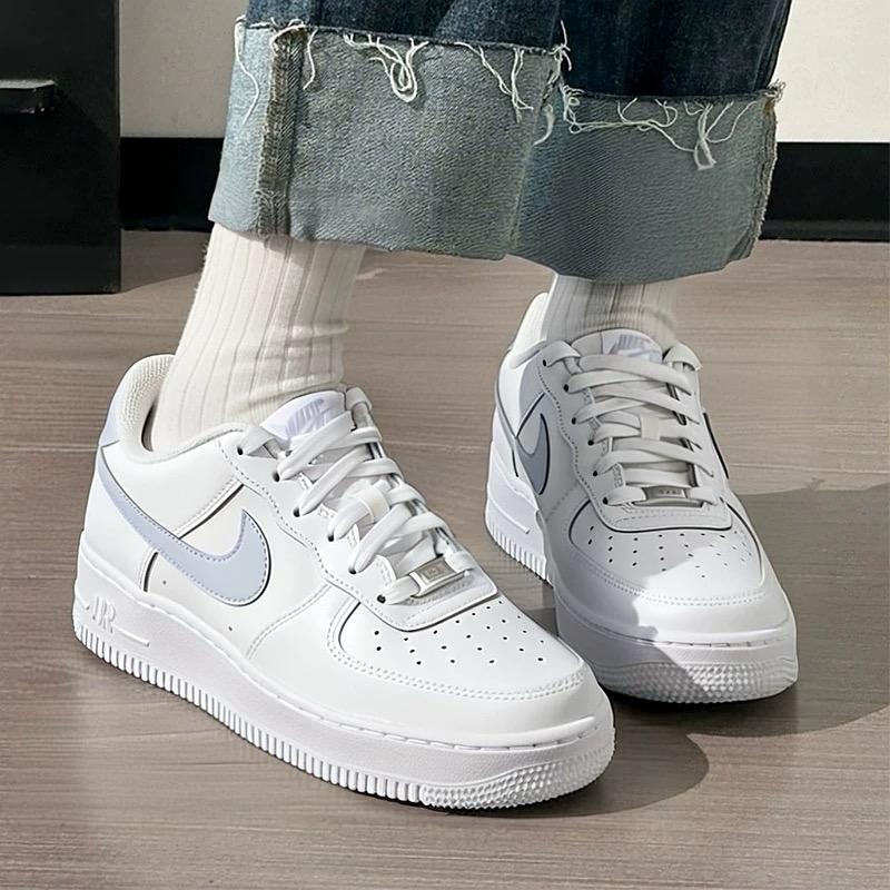 NIKE AIR FORCE 1 GS | GREY WHITE