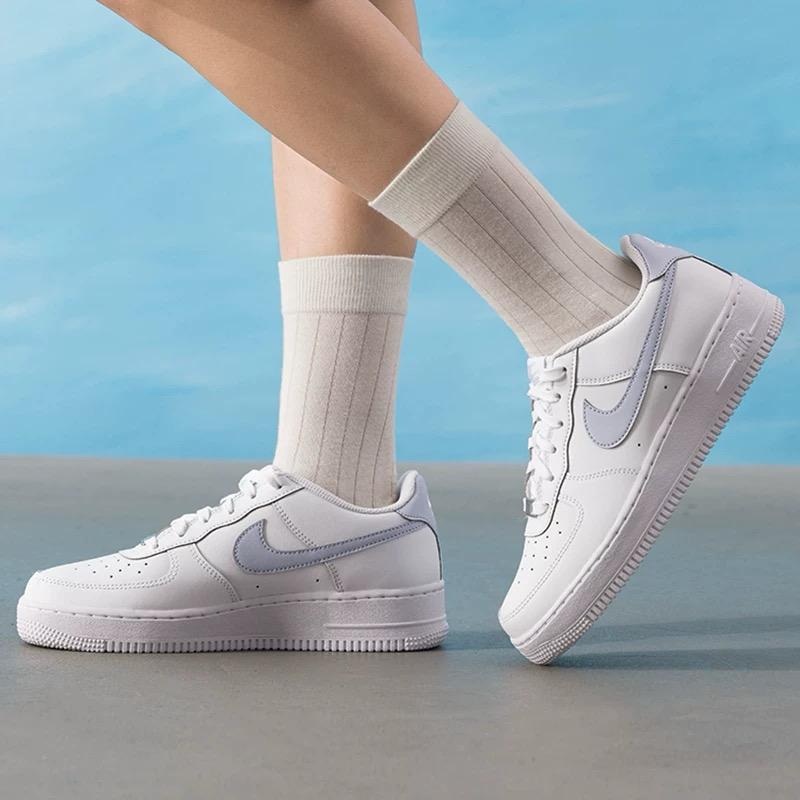 NIKE AIR FORCE 1 GS | GREY WHITE