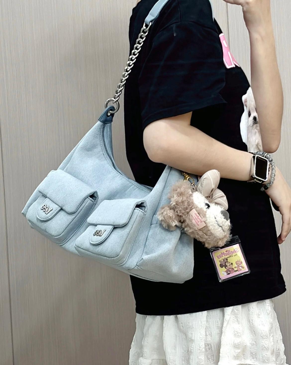 LEE HOBO BAG | DENIM BLUE