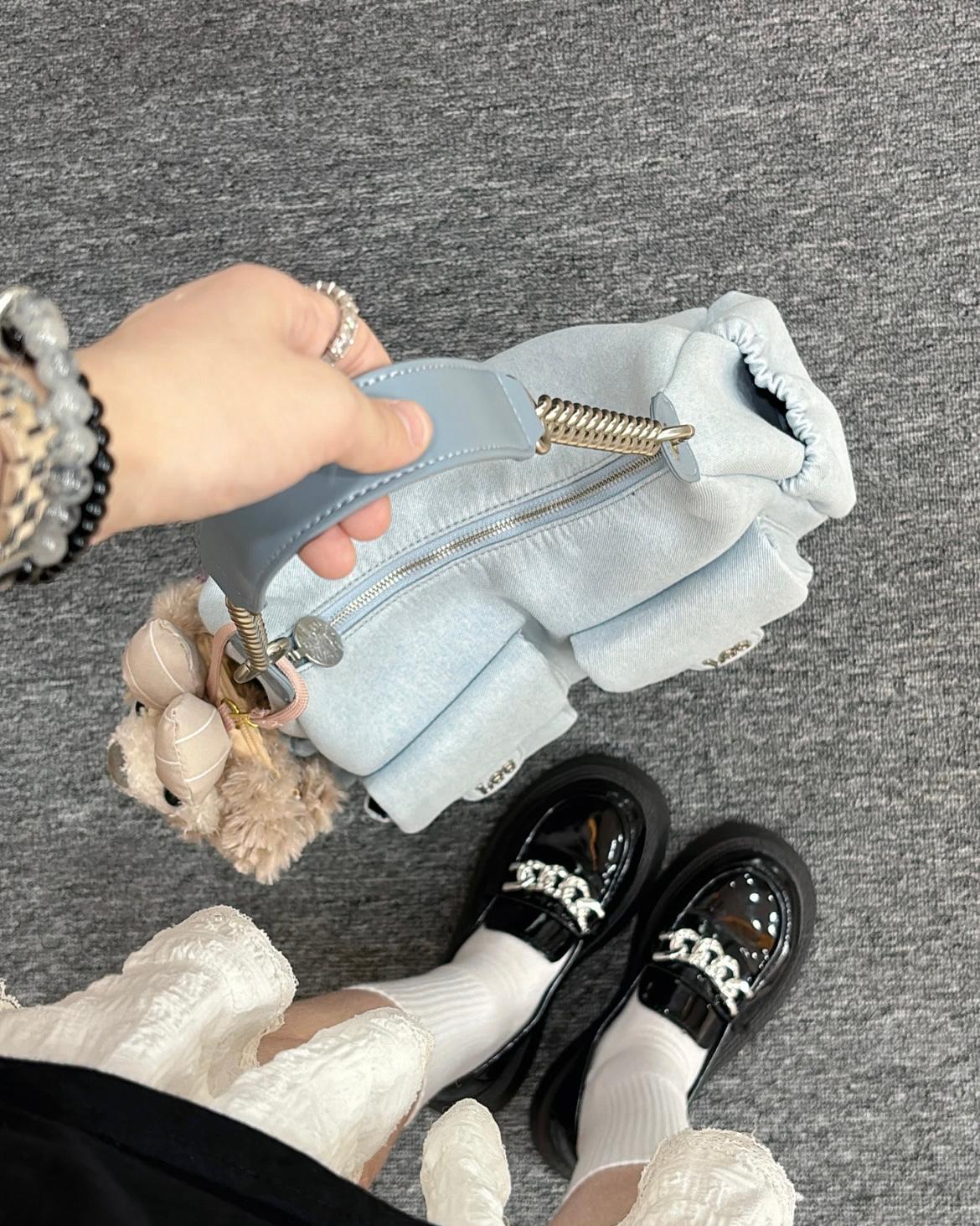 LEE HOBO BAG | DENIM BLUE