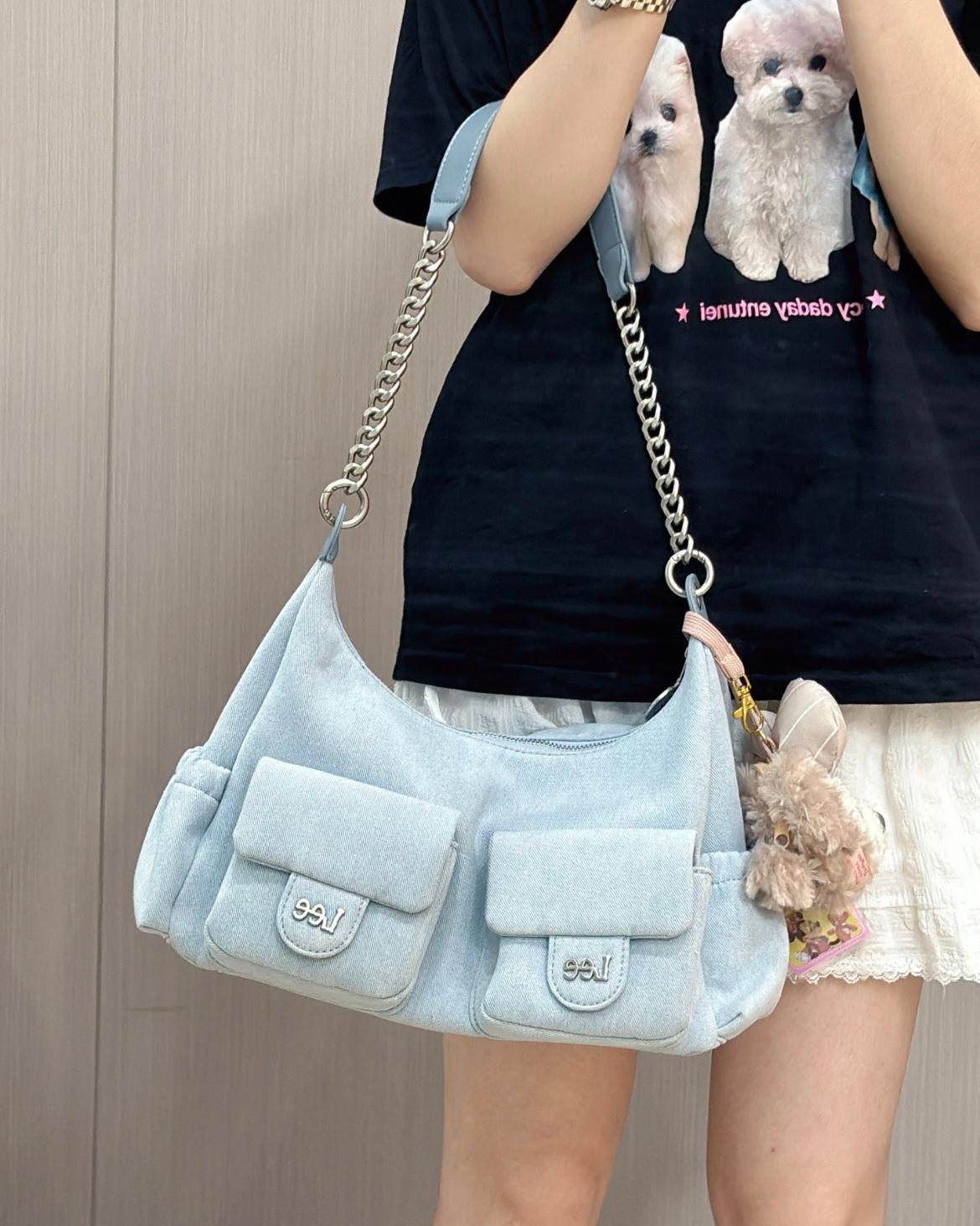 LEE HOBO BAG | DENIM BLUE