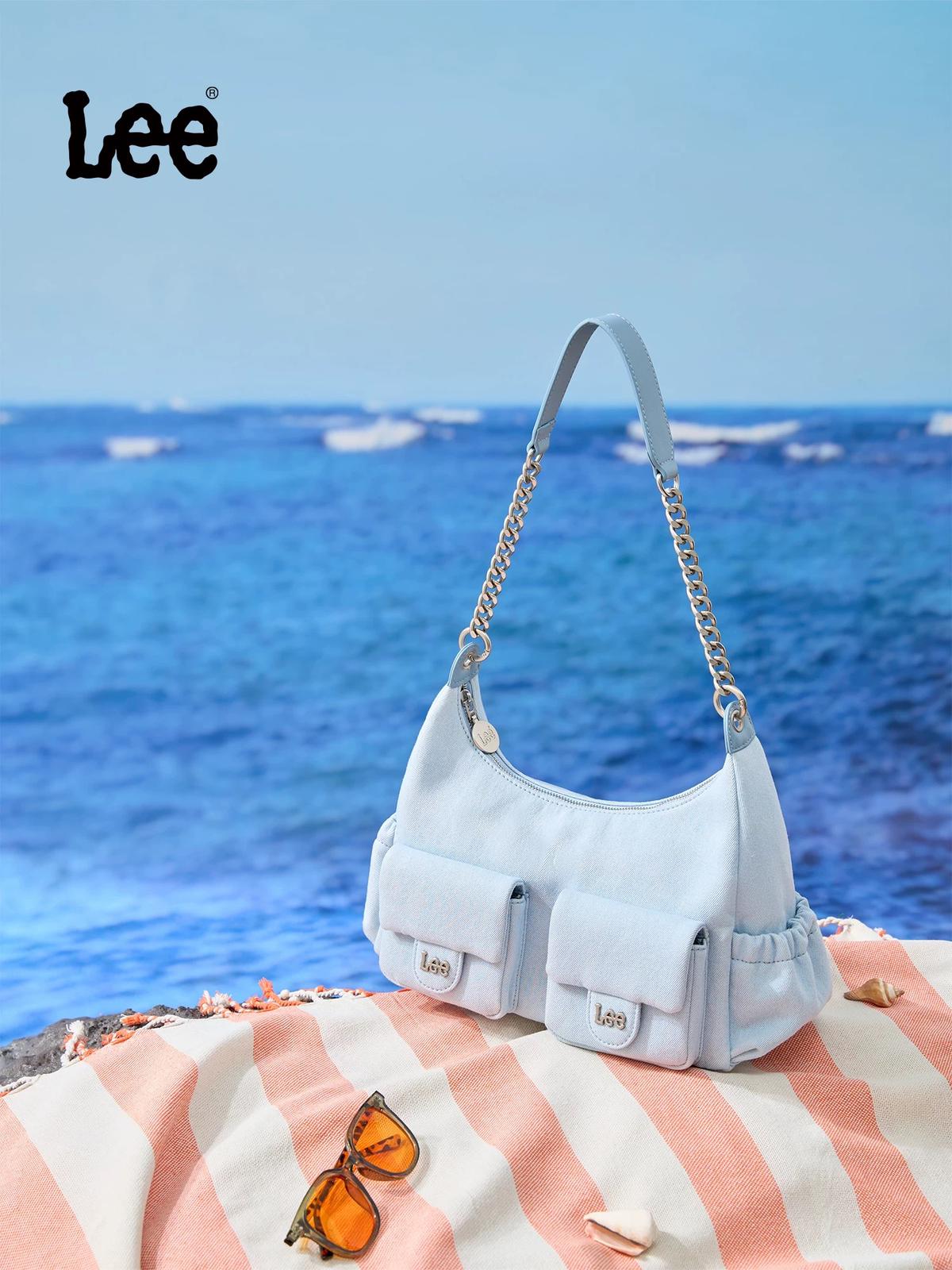 LEE HOBO BAG | DENIM BLUE
