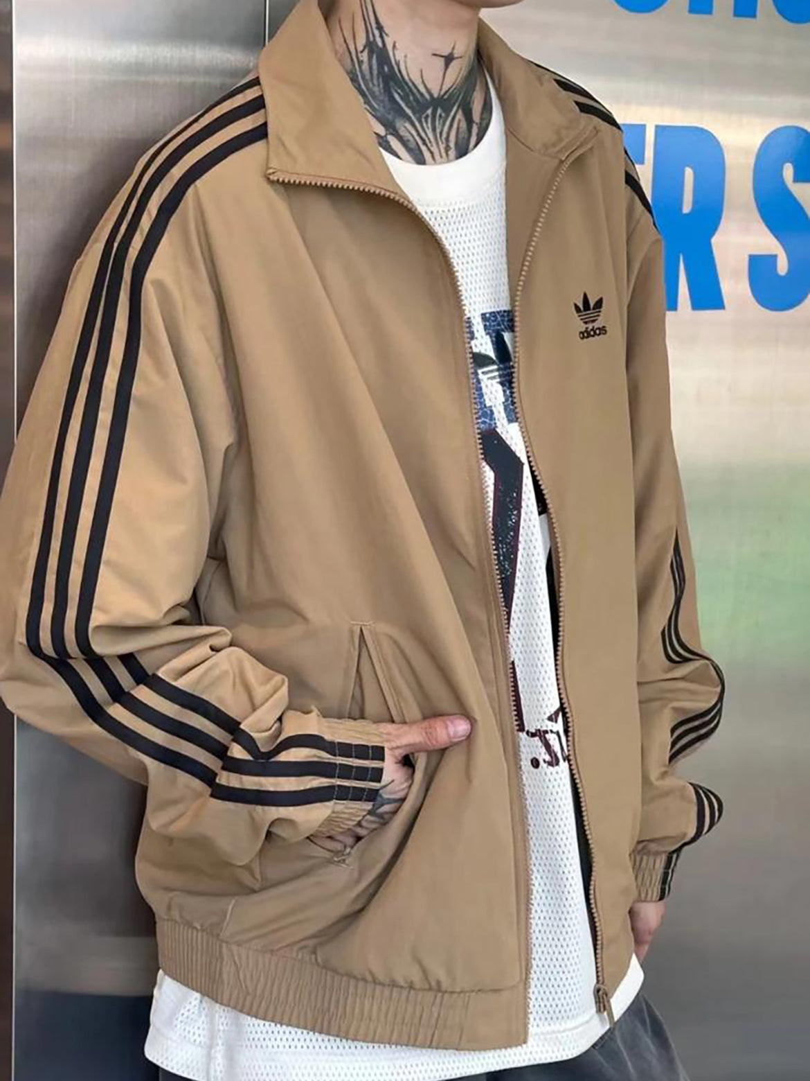 ADIDAS ORIGINALS JACKET | BROWN