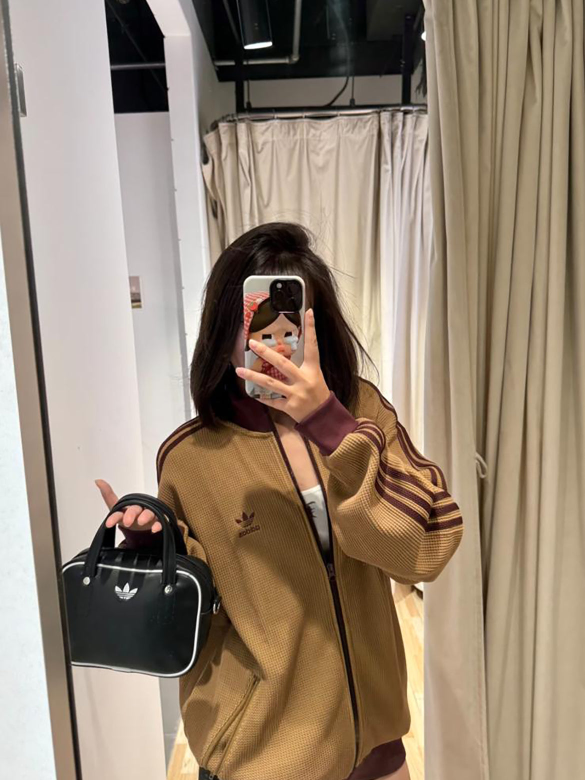 ADIDAS ORIGINALS KNIT JACKET | BROWN