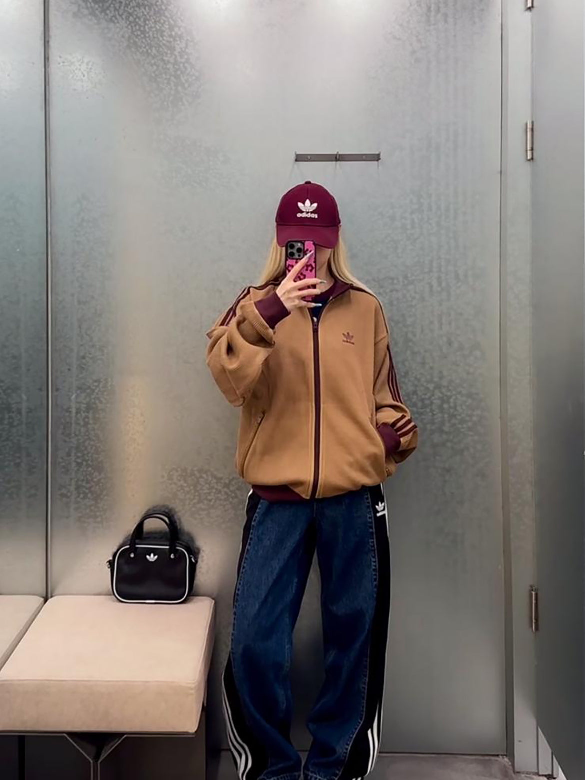 ADIDAS ORIGINALS KNIT JACKET | BROWN
