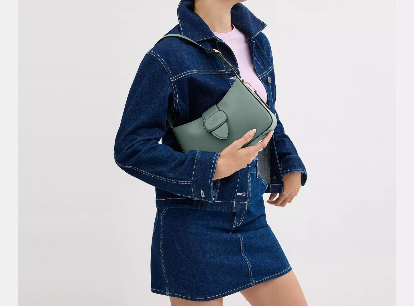 COACH SHOULDER BAG ( 拉鏈款式 ) | 4 COLORS
