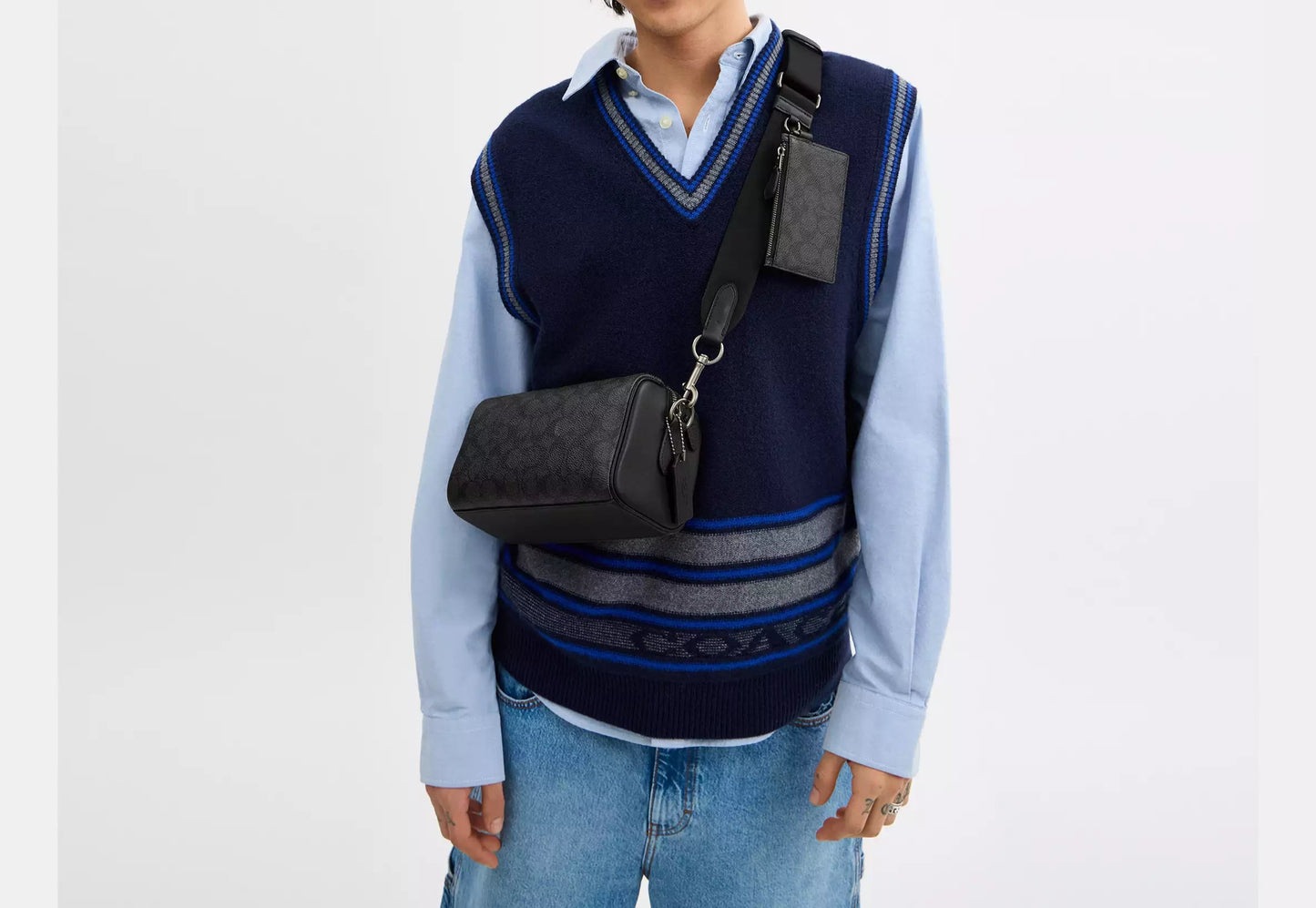 COACH MONOGRAM CROSSBODY BAG WITH WRISTLET SET | 2 COLORS
