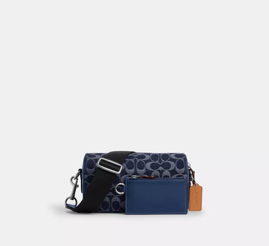 COACH MONOGRAM CROSSBODY BAG WITH WRISTLET SET | 2 COLORS