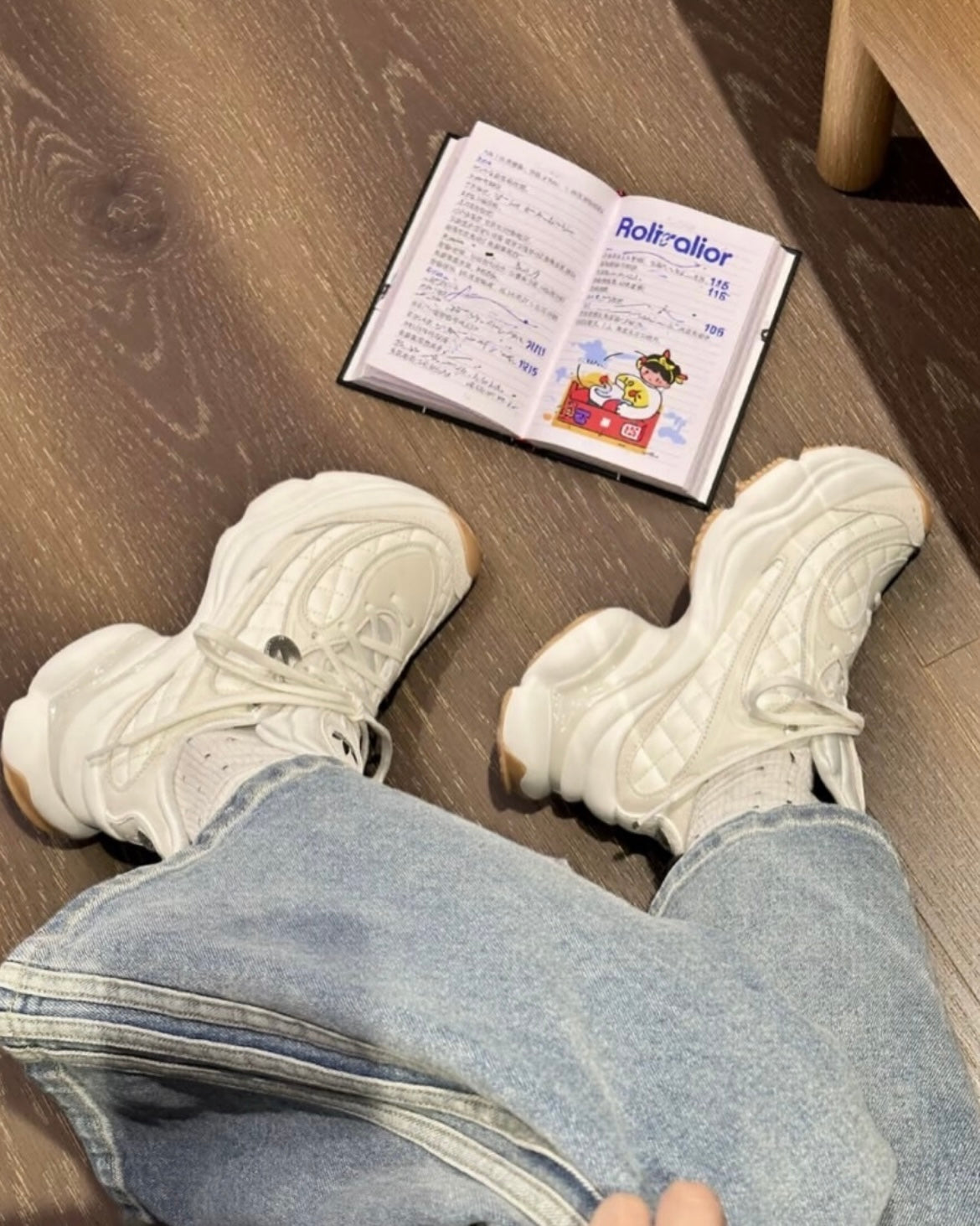 ADIDAS OZVENUZ | CREAM CHECKERED 小香風