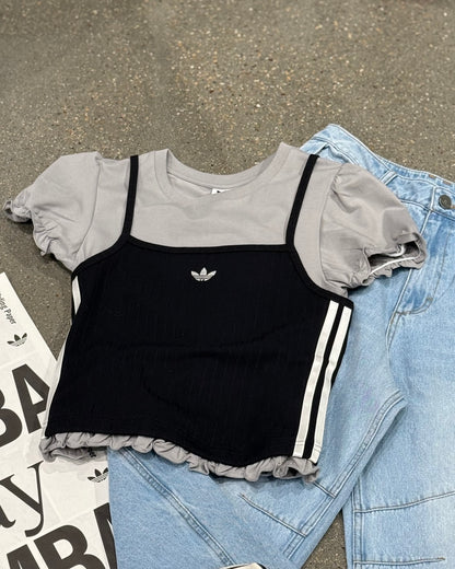 ADIDAS ORIGINALS TEE + TANK SET | 2 COLORS