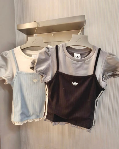 ADIDAS ORIGINALS TEE + TANK SET | 2 COLORS