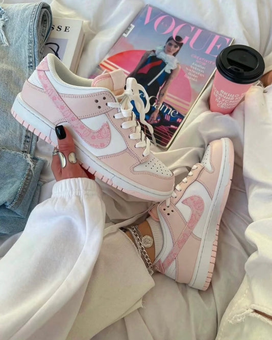 NIKE DUNK LOW PAISLEY | PINK WHITE