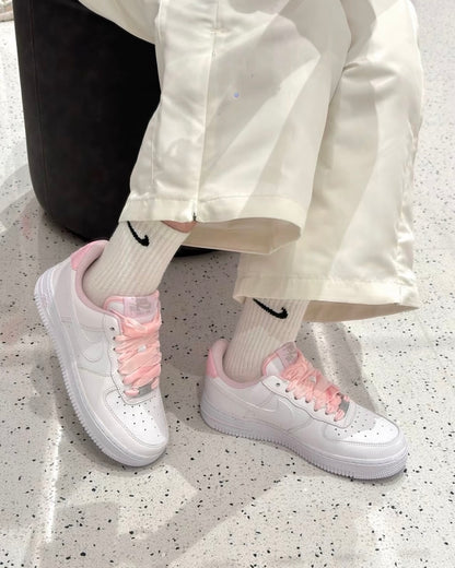 NIKE AIR FORCE 1 PINK LACE | PINK WHITE