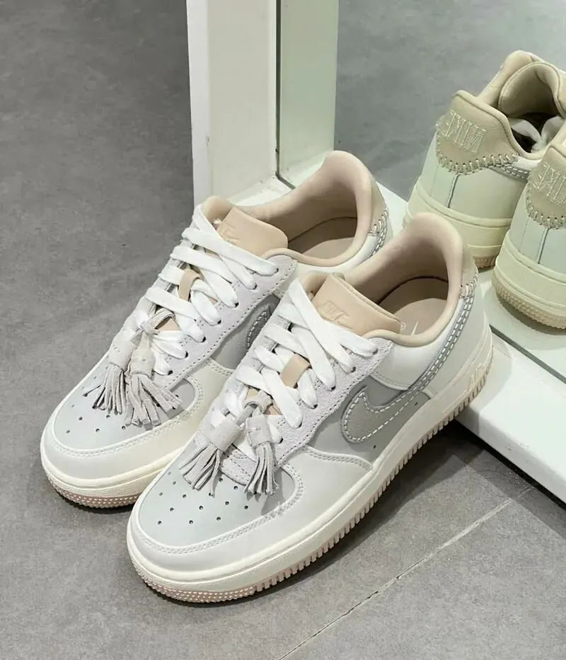 NIKE AIR FORCE 1 | GREY MILKTEA ( 流蘇設計 )