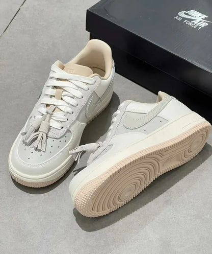 NIKE AIR FORCE 1 | GREY MILKTEA ( 流蘇設計 )