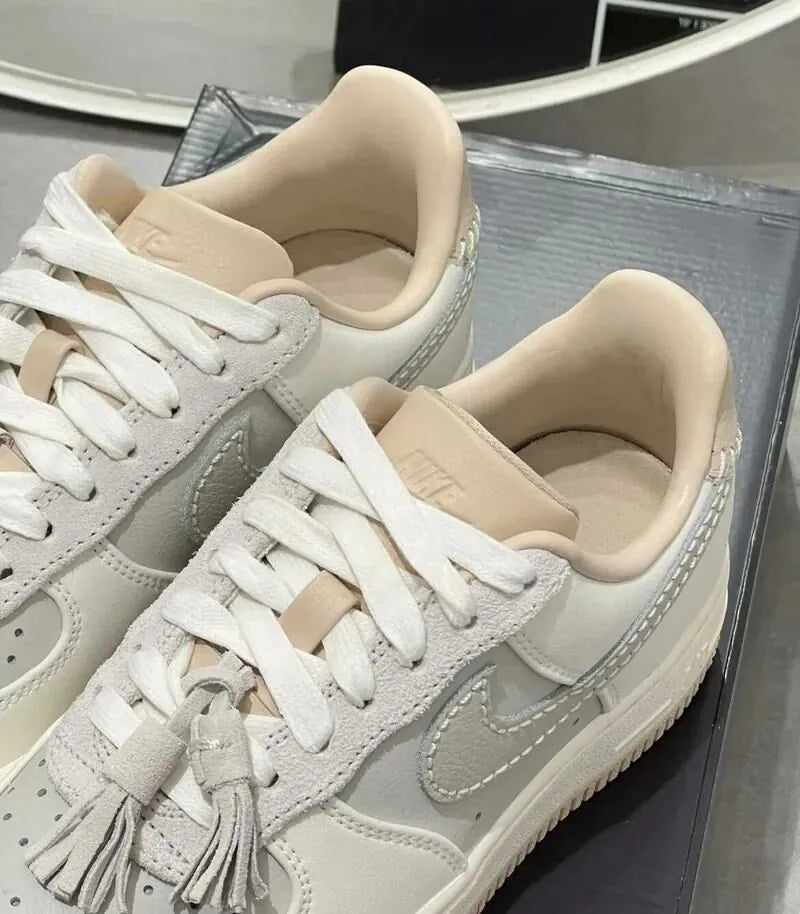 NIKE AIR FORCE 1 | GREY MILKTEA ( 流蘇設計 )