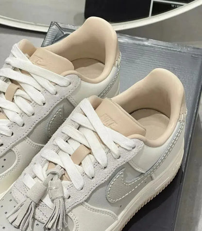NIKE AIR FORCE 1 | GREY MILKTEA ( 流蘇設計 )
