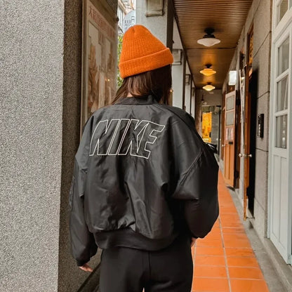 NIKE SWOOSH LOGO FUR REVERSIBLE JACKET ( 雙面毛毛外套 ) | 3 COLORS