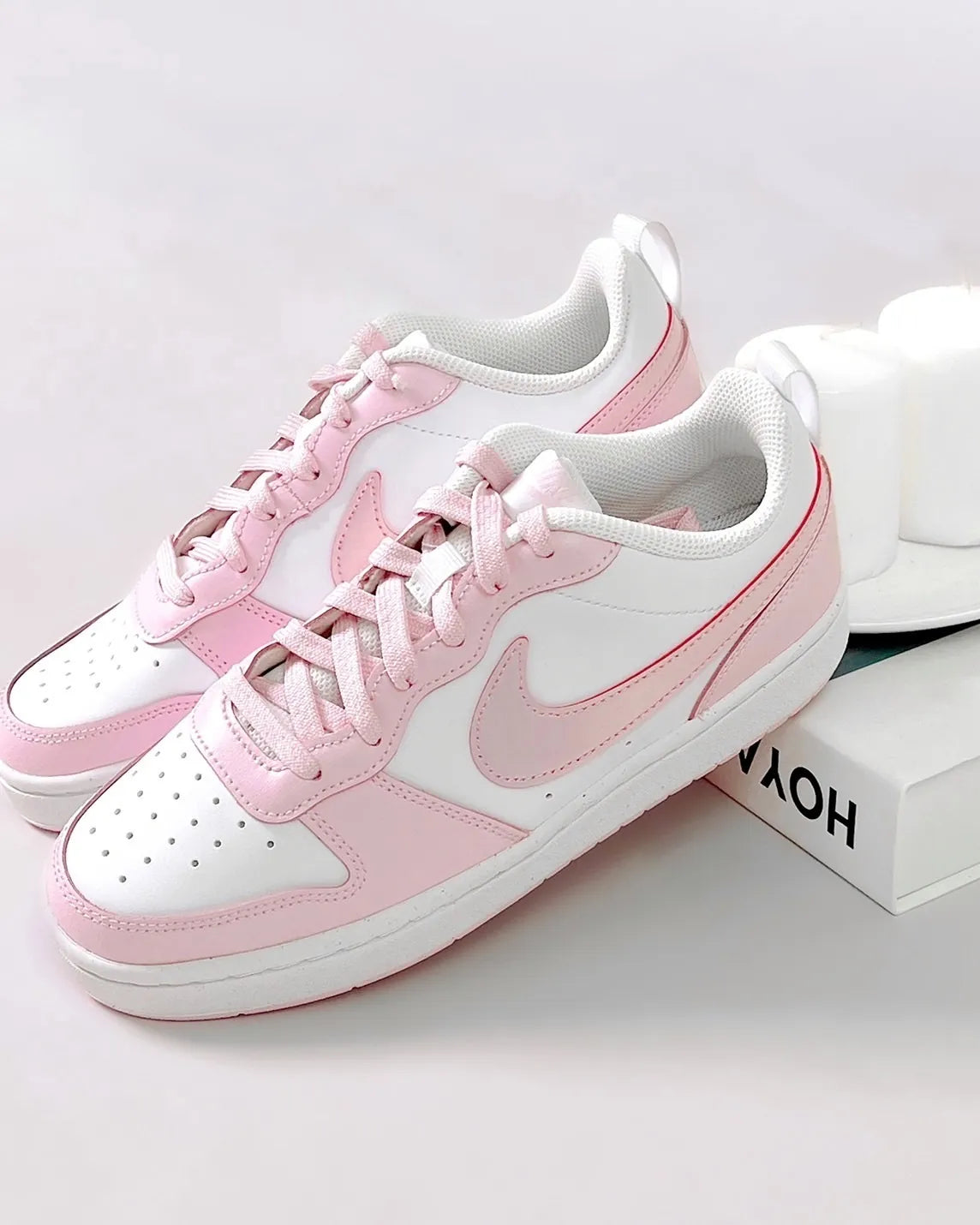 NIKE COURT BOROUGH LOW 2 | PEARL PINK