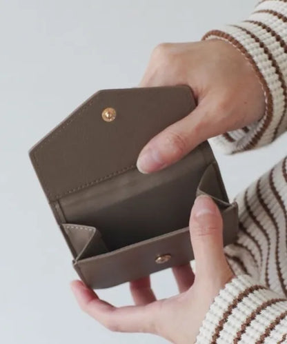 KANGOL PU LEATHER MINI WALLET | 3 COLORS