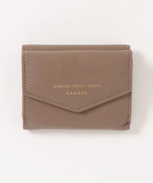 KANGOL PU LEATHER MINI WALLET | 3 COLORS