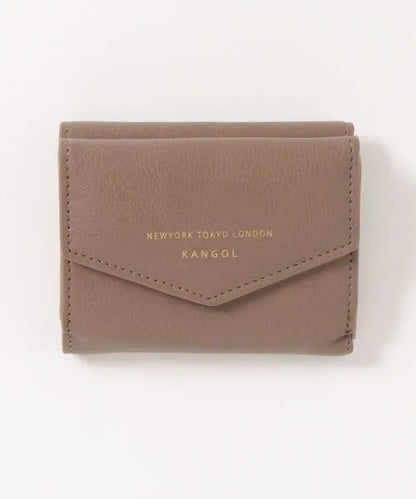KANGOL PU LEATHER MINI WALLET | 3 COLORS