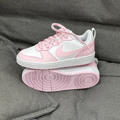 NIKE COURT BOROUGH LOW RECRAFT GS | PINK
