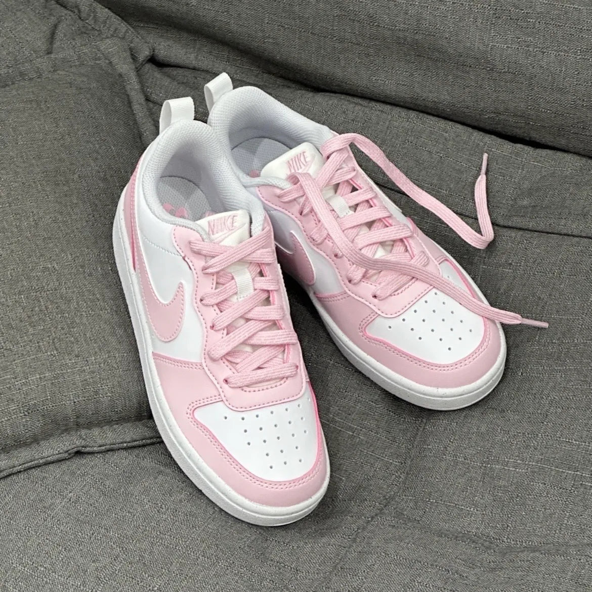 NIKE COURT BOROUGH LOW RECRAFT GS | PINK