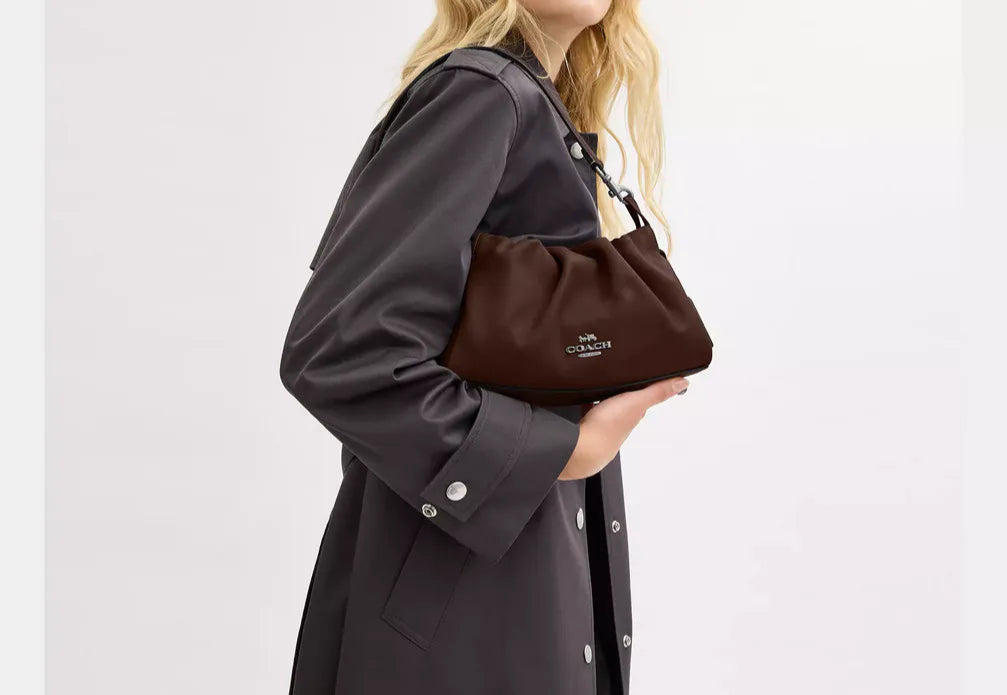 COACH 3WAY PLEATS SHOULDER BAG | 5 COLORS