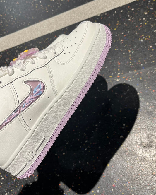 NIKE AIR FORCE 1 GS | MINI SWOOSH PURPLE