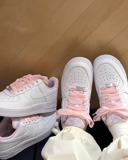 NIKE AIR FORCE 1 PINK LACE | PINK WHITE