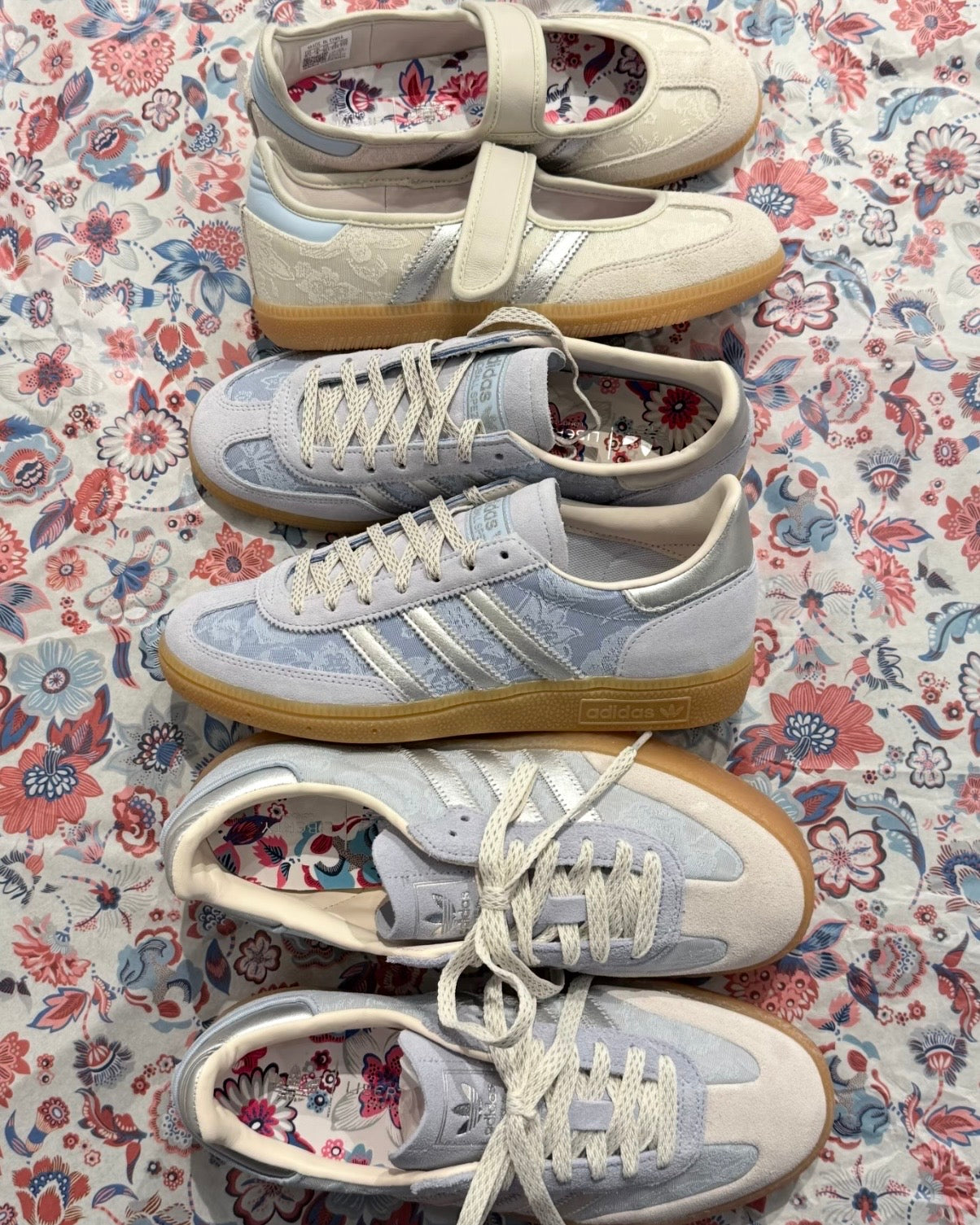 ADIDAS SAMBAE BLOSSOM | BLUE BEIGE