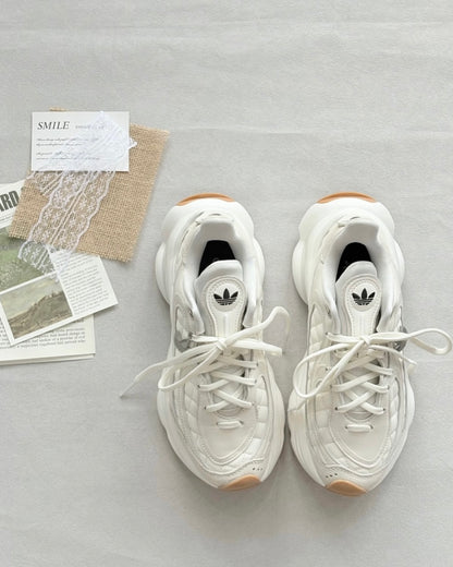ADIDAS OZVENUZ | CREAM CHECKERED 小香風