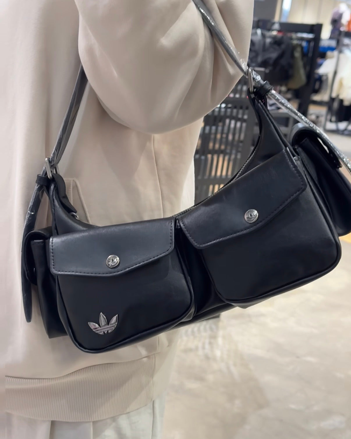 ADIDAS 仿皮 SHOULDER BAG