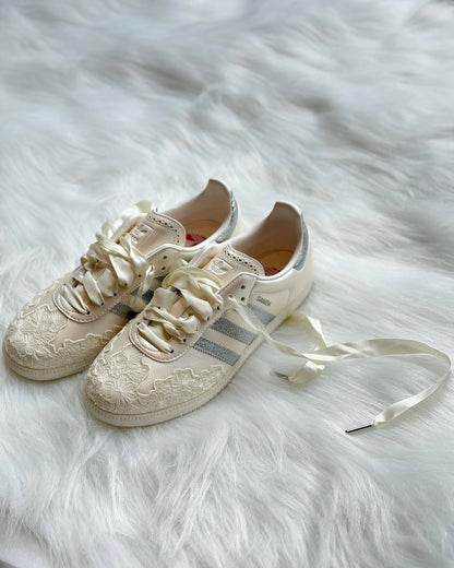ADIDAS SAMBA OG | LACE SILVER