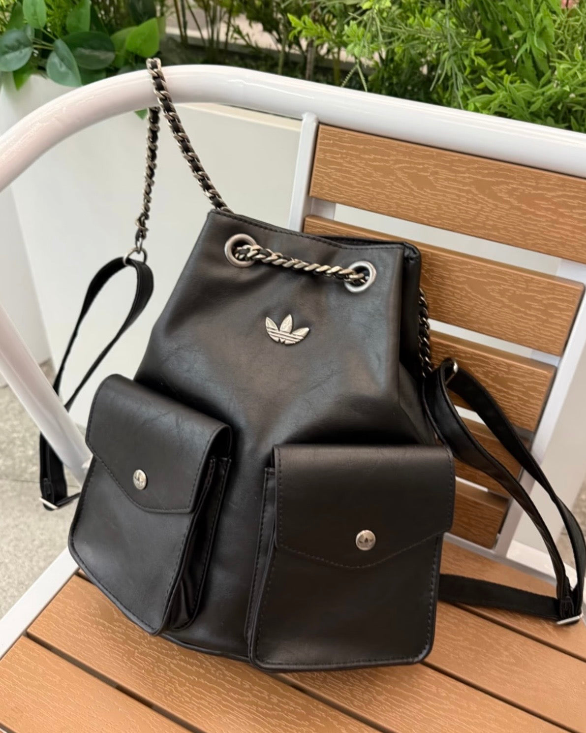 ADIDAS 仿皮 BACKPACK