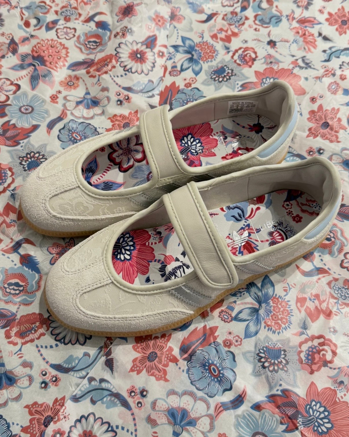 ADIDAS SAMBA JANE BLOSSOM | BLUE BEIGE