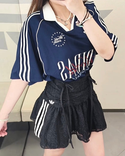 ADIDAS LACE 蕾絲短裙 | 2 COLORS