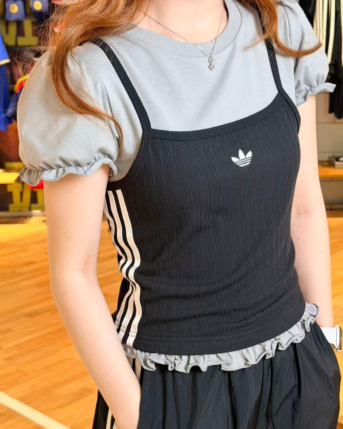 ADIDAS ORIGINALS TEE + TANK SET | 2 COLORS