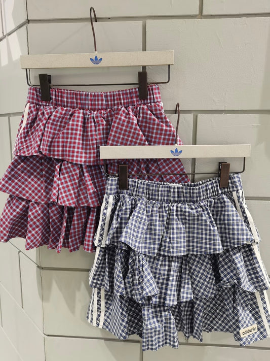 ADIDAS 格仔短裙 | 2 COLORS