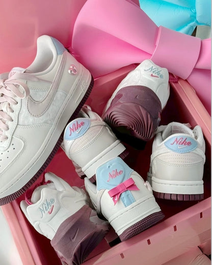 NIKE DUNK LOW HEART RIBBON | PINK WHITE
