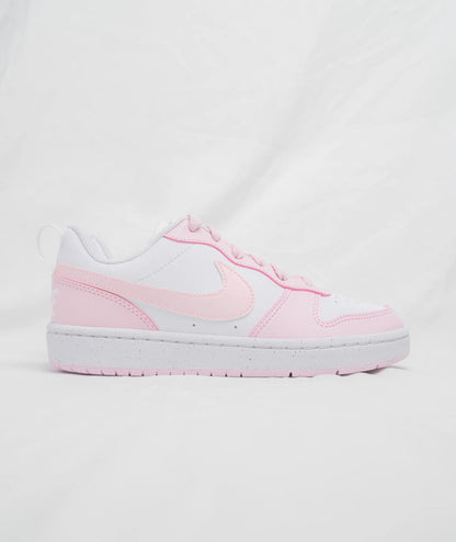 NIKE COURT BOROUGH LOW RECRAFT GS | PINK