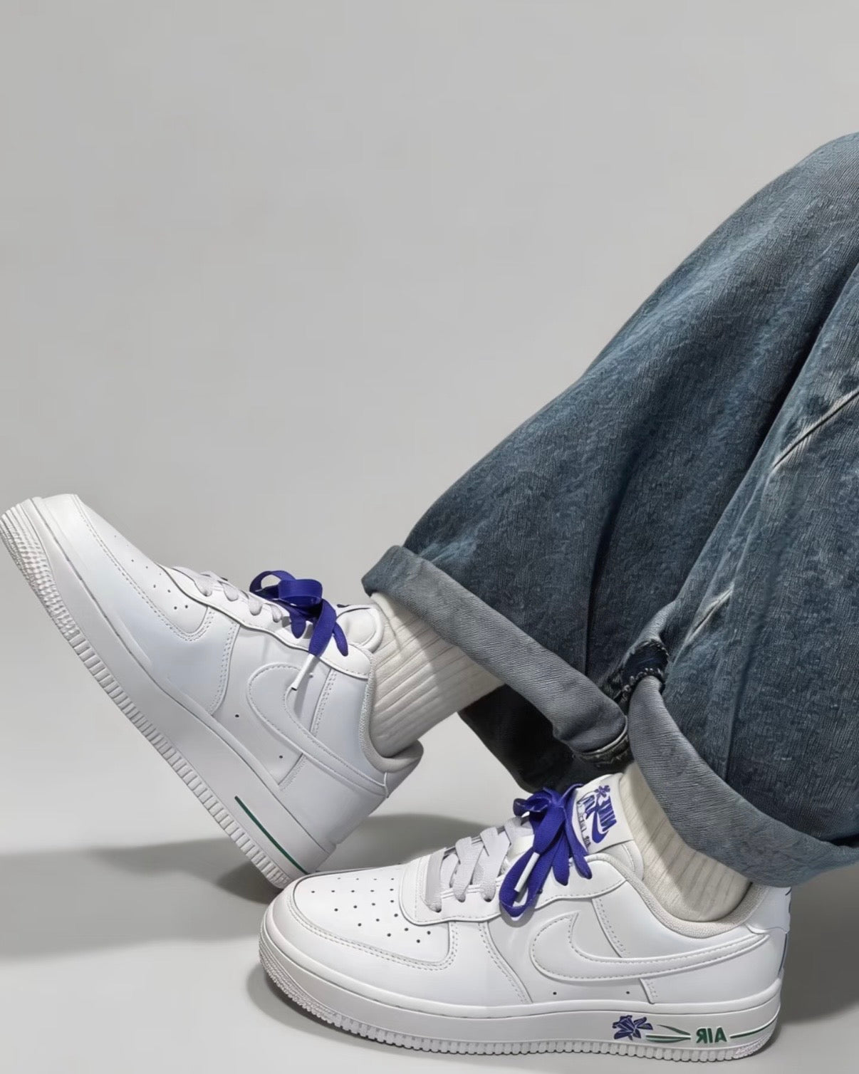 NIKE AIR FORCE 1 | ROSE BLUE