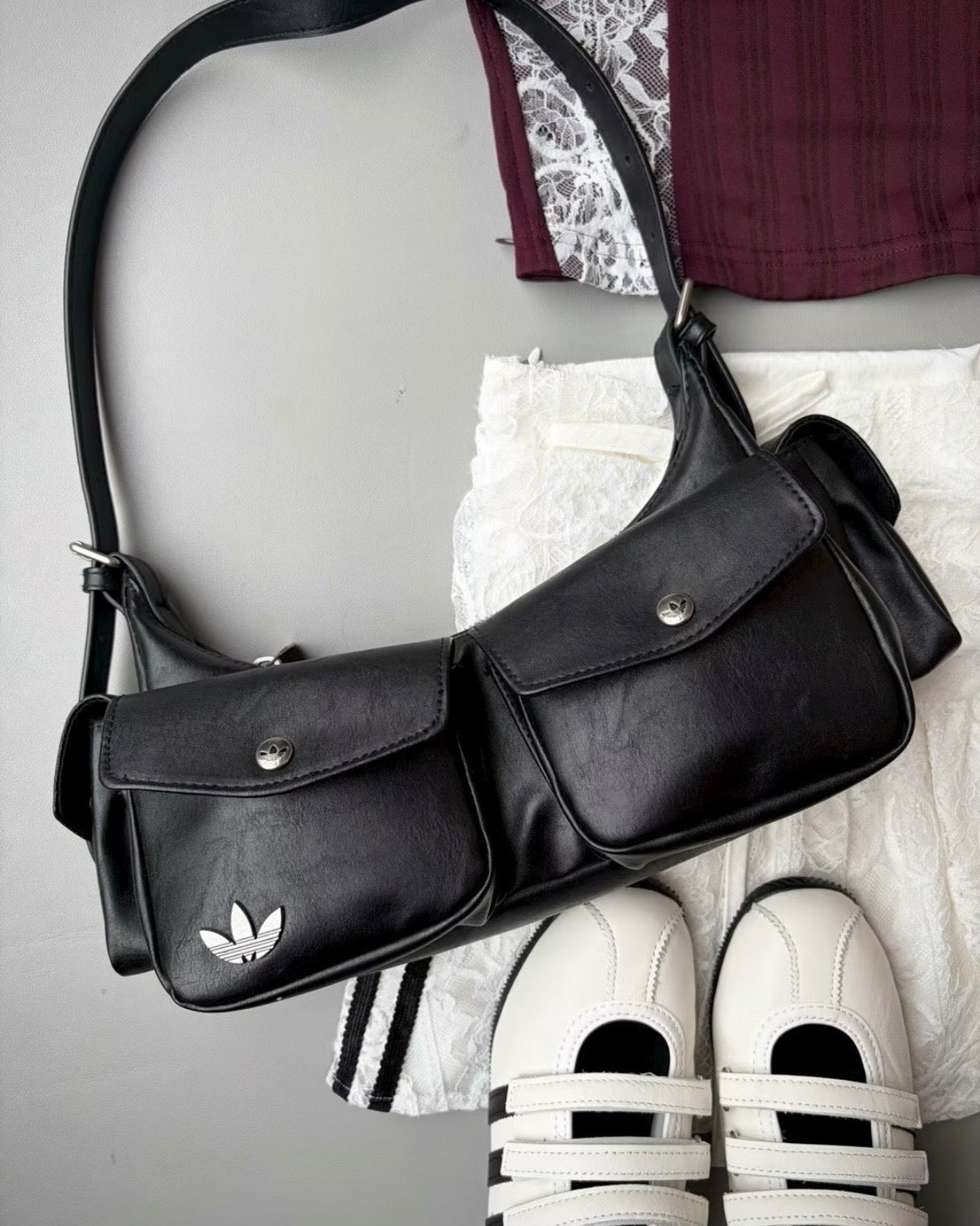 ADIDAS 仿皮 SHOULDER BAG
