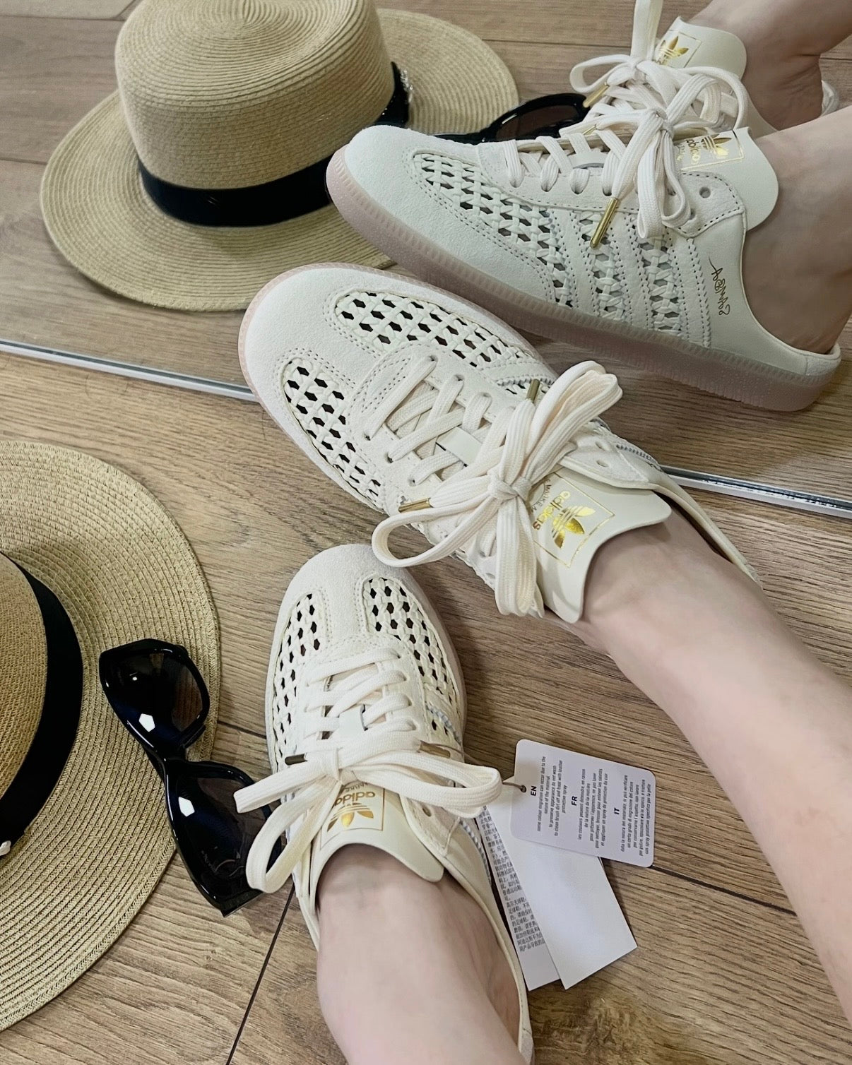 ADIDAS SAMBA OG MULE | BEIGE