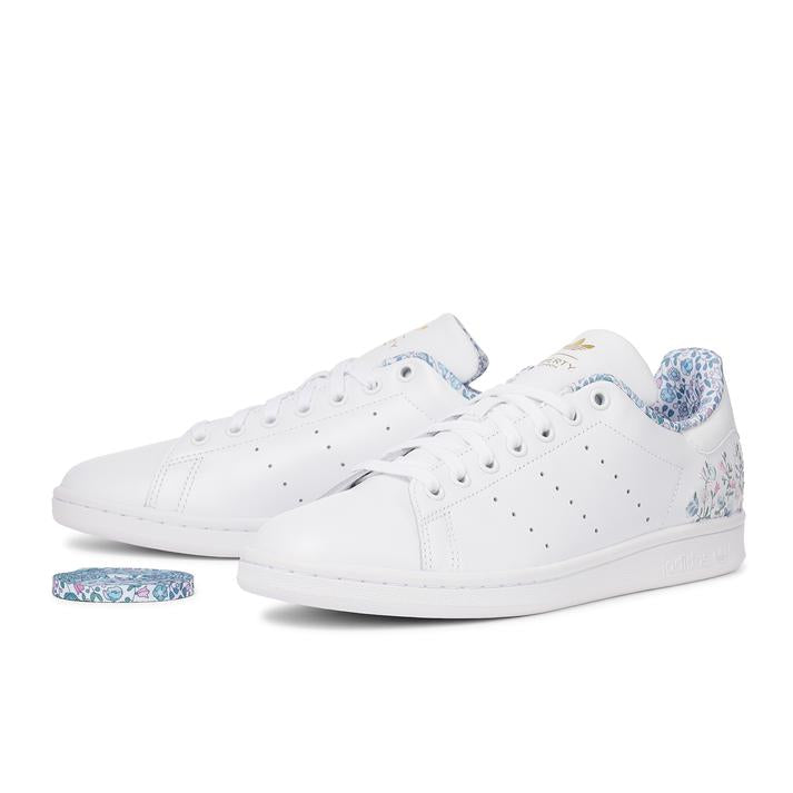 ADIDAS STAN SMITH BLOSSOM WHITE | BLUE FLOWER