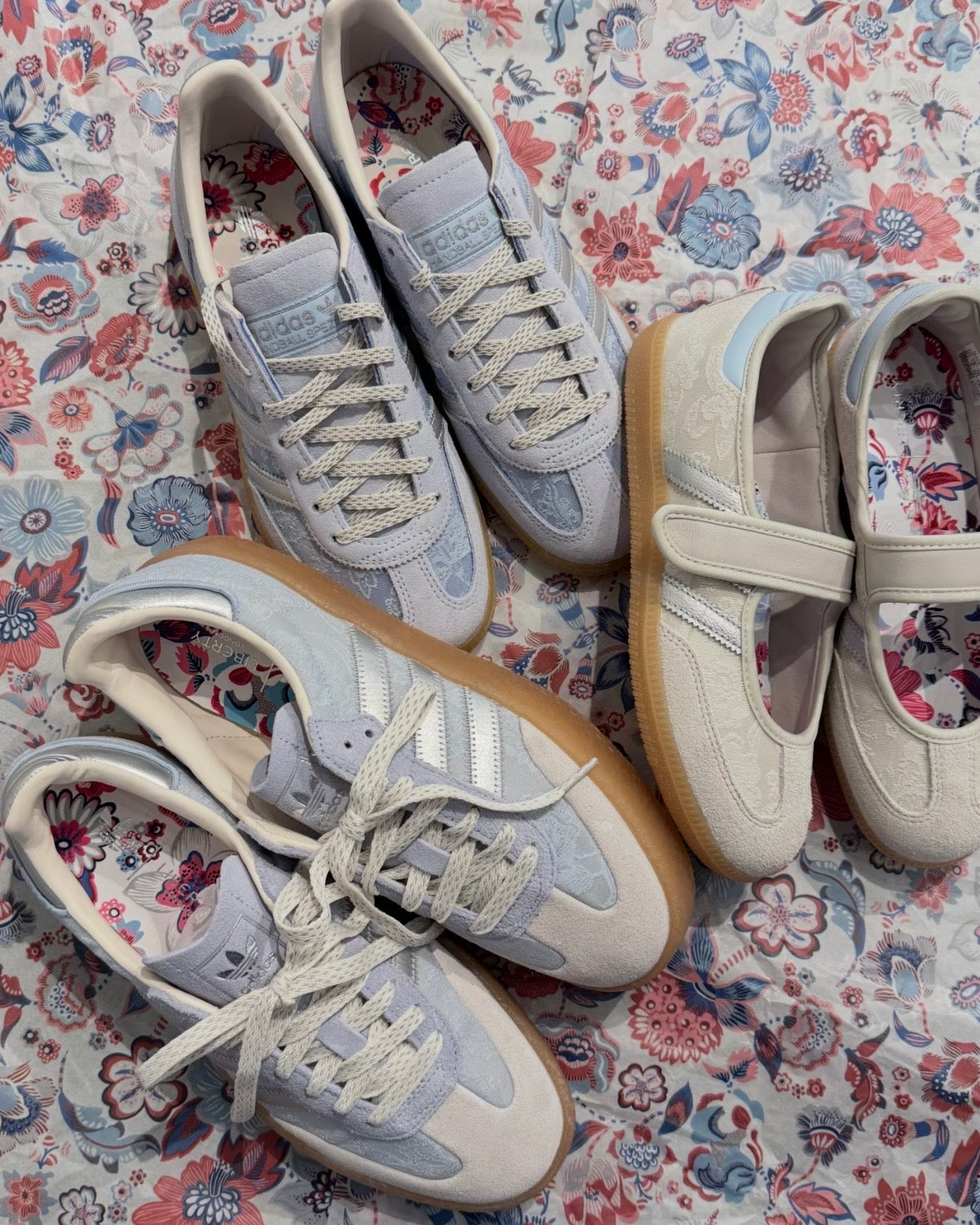 ADIDAS SAMBAE BLOSSOM | BLUE BEIGE