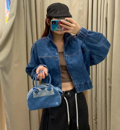 ADIDAS ORIGINALS PREMIUM ESSENTIALS DENIM JACKET